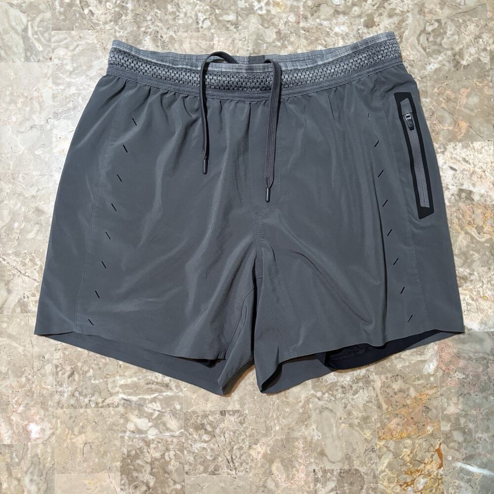 Ten Thousand Men's Athletic Shorts in Charcoal Gray
